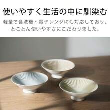 アンドエヌイー andNE 波佐見焼 平碗 うす墨 ハレとケ グレー 直径14cm×高さ5cm 日本製 平茶碗 食洗機 電子レンジ 対応 245ml 飯碗 ご飯 小鉢 軽量 和食器 箱入り ギフト NKW-300-GY - 2. - チェックする 6