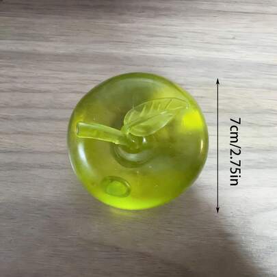 Green Apple Squeeze Toy, Sensory Hand Toy, Slow Rebound Squeeze Toy, Office Desk Decor, Decorative Toy Figurine