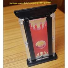 1 pieza Cortador de dedos de PVC negro - Dispositivo de habilidad de cortar dedos con bloqueo del mago profesional para magia de cerca y trucos de ilusión - Duradero y fácil de usar - Multicolor - Ver 10