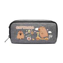 Capybara Cute 4 PCS Erasable Gel Pens, 0.5mm Blue Ink - Retractable, School Office Pens Girl,Large-Capacity Multi-Layer Pencil Case, Back To School Supplies School Essentials - Multicolor - View 13