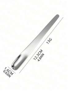 1件/4件装不锈钢咖啡勺、冰淇淋勺、长柄搅拌勺、日式扁头甜点酸奶勺 - 彩色 - 查看 2