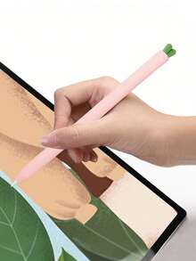 1个硅胶保护套，兼容Apple Pencil第一代和第二代，可爱胡萝卜笔套，苹果保护套，卡通风格 - 彩色 - 查看 11