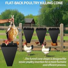 1pc Heavy Duty Metal Poultry Funnel Cone, Poultry Restraint Cone For Poultry - View 1