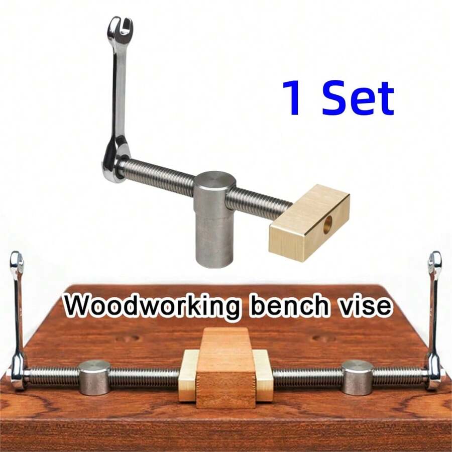 Bộ kẹp bàn làm việc bằng thép không gỉ 19mm, kẹp cố định nhanh, dụng cụ kẹp điều chỉnh nhanh, dụng cụ cố định bàn làm việc, bộ dụng cụ kẹp. - Kẹp bàn - 1 bộ - Xem 1