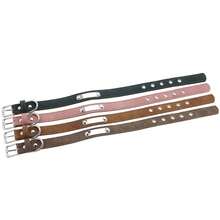 Bộ vòng cổ và dây dắt chó tùy chỉnh, hoàn thiện mờ, vòng cổ thú cưng bằng da khắc chữ bằng thép không gỉ, vòng cổ chống lạc thú cưng. - Nhiều màu - Xem 5