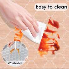 4/6/8片装多功能EVA防潮垫，可用作冰箱垫、抽屉垫、橱柜垫、衣柜垫，防水防尘，可裁剪，1片垫子即可防潮、防尘、防油、保护橱柜，无需胶水，铺放即可，易于清洁。 - 白線燈籠片狀 - 查看 3