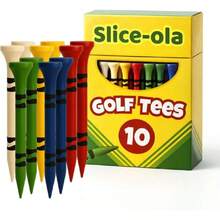 Funny Golf Tees | Golf Accessories For Men | Top Golf Gifts For Men & Unique Golf Gifts For Golfers | Premium Golf Stuff & Golf Bag Accessories | Wooden Bamboo Tees,43337034 - Pink - View 1