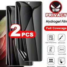 2 st. skärmskyddsfilm, kompatibel med S26 Ultra/S25/S24/S23/S22/S21-serien, skyddar integriteten, hög transparens, slät, inga bubblor, explosionsskyddad, reptålig - Hydrogelfilmens integritet - Visa 12