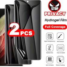 2 st. skärmskyddsfilm, kompatibel med S26 Ultra/S25/S24/S23/S22/S21-serien, skyddar integriteten, hög transparens, slät, inga bubblor, explosionsskyddad, reptålig - Hydrogelfilmens integritet - Visa 24