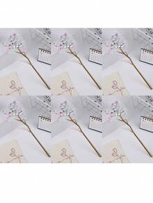 1 Pc / 3 Pcs/ 6 Pcs Gold Foil Rose Of Artificial Roses, Perfect Gift For Her,Party Gifts, Immortal Roses, Material With Stem Artificial Flowers, Colorful Plastic Artificial Flowers, Suitable For Wedding Party Decoration - Color White - View 16