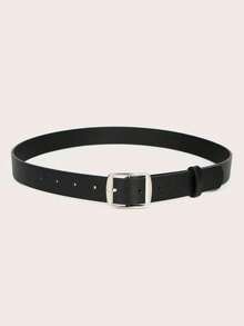 1 White Casual Multifunctional Simple Belt - 黑色 - 查看 1