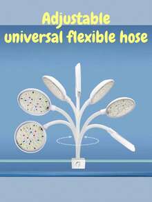 Đèn LED chiếu sáng bể cá, đèn trang trí cho bể cá cảnh, bể cá để bàn, bể thủy sinh, đèn kẹp nhỏ. - Phích cắm loại B của Mỹ (220-240V) - Xem 4