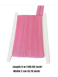 5米预折叠包边条，适用于缝纫、折叠弹性工艺品和家居装饰，多功能布料边缘装饰和服装点缀，缝纫饰边，工艺品，质地光滑，做工精细，经久耐用 - 彩色 - 查看 14
