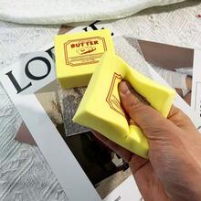 逼真黄油棒/软棒减压玩具，极其柔软灵活，材质丰富，带来沉浸式触感体验，适合办公室放松、学习陪伴、压力管理、桌面疗法 - 彩色 - 查看 6