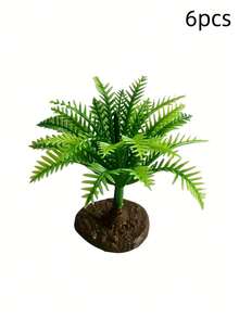 6pcs Artificial Miniature Simulation Model Trees, Fake Flowers, Plastic Trees For Sandbox, Architectural Plants, Miniature Simulation Plants DIY Set, Decorative Art Style Simulated Green Plant Models, Suitable For Miniature Plant Landscape, Miniature - A - View 8