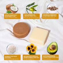 二合一米水洗发护发皂套装 - 控油、滋养、亮泽、强韧秀发 - 米水皂 - 查看 5