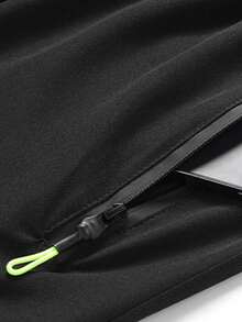 1件男友风柔软透气健身跑步运动短裤，夏季 - 黑色 - 查看 5