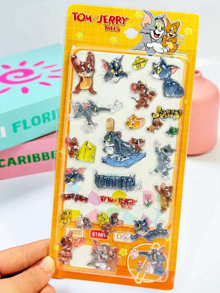 Hình dán 3D lập thể kiểu Nhật Bản, hình dán giọt nước hoạt hình dành cho trẻ em, dùng trong nghệ thuật và thủ công. - Nhiều màu - Xem 1