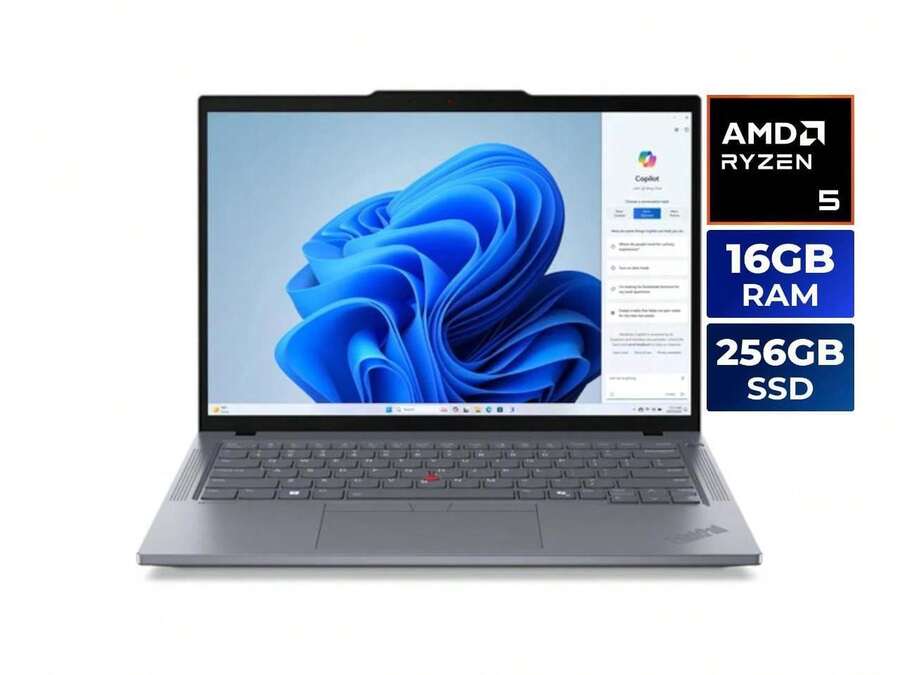 Lenovo ThinkPad T14 Gen 5 14.0" AMD Ryzen 5 8540U AMD Radeon 740M 16GB Memory 256GB SSD Windows 11 Pro 21MC000NUS - Xem 1