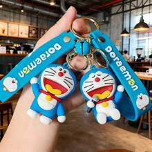 Móc khóa hình mèo chuông bằng nhựa PVC dễ thương, kiểu dáng ngẫu nhiên, vết xước và vết bẩn nhỏ không ảnh hưởng đến việc sử dụng, quà tặng cho dịp tựu trường, tiệc tùng, lễ hội. - Nhiều màu - Xem 2