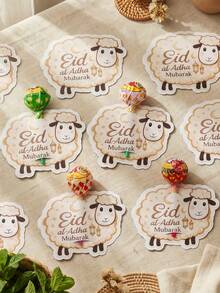 Eid Al-Adha Blessing Candy Box Card, Eid Al-Adha Greeting Card, Eid Al-Adha Envelope, Eid Blessing Card, Eid Al-Adha Gift 20pcs/10pcs Set - Multicolor - View 6