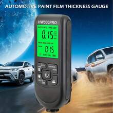 Máy đo độ dày màng sơn ô tô tự động HW-300PRO, máy kiểm tra độ dày lớp phủ Fe&NFe 0-2000UM, dụng cụ kiểm tra sơn ô tô thủ công. - Nhiều màu - Xem 7