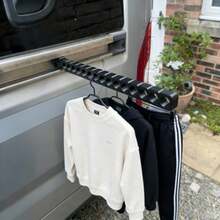RV Furniture Accessories Outdoor Clothesline, Easy Installation, Convenient Storage, Suitable For Campers - Black - View 1