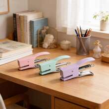 手持式订书机，办公订书机，订书钉，花束包装贺卡打孔器，适用于办公室、家庭、包装等多种场景 - 多款式 - 查看 6