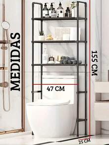 Kệ đựng đồ 3 tầng cho phòng tắm, làm bằng thép không gỉ. - Nhiều màu - Xem 6
