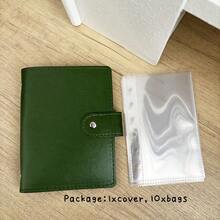 A7 PU Binder Cover, 6 Holes Loose Leaf Case, 45 Sheets Refill Papers, DIY 10pcs Sleeves, Junk Journal Collect Book Organizer - Rectangle - View 17