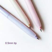 3pcs Cat Paw Ballpoint Pens, Creative Push-Button Pens, 0.5mm High-Quality Cat Paw Design Ballpoint Pens With Black Ink, Soft Rubber Grip, Cat Paw Pocket Clip, Fun Writing Pens, Suitable For Girls, Friends As Gifts - Sets - View 4