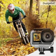 适用于 Osmo Action 6 的 PULUZ 60米/196英尺水下防水潜水壳，带隐形适配器和长螺丝（透明） - 查看 7