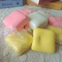 New Milk Scented Milk Brick Stress Relief Toy, Slow Rebound Sticky Squeeze Toy With Thick Realistic Texture, Finger Suction Simulated Square Bread Squeeze Ball, Creative Stress Relief Gift For Adults & Students - Multicolor - View 4