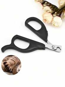 1个随机颜色宠物指甲钳，不锈钢猫狗指甲修剪器，宠物美容指甲钳 - A - 查看 2