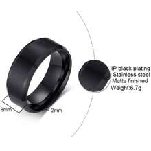 1 pieza Anillo de acero inoxidable con texto de nombre personalizado grabado con láser, regalo unisex para amigos, Acción de Gracias y Navidad - 004 Personalización del anillo exterior e interior - Ver 8