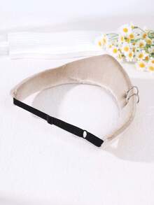 1Pc Retro Metal Ring Buckle Fabric Headband, Wide-Band Hair Tie, Versatile Headband For Party/Commute/Dating - Multicolor - View 5