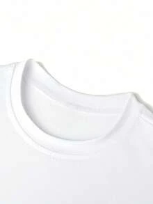 龙舌兰鸡尾酒夏季俱乐部穿搭T恤，大码女式休闲圆领短袖T恤 白色 - 白色 - 查看 4