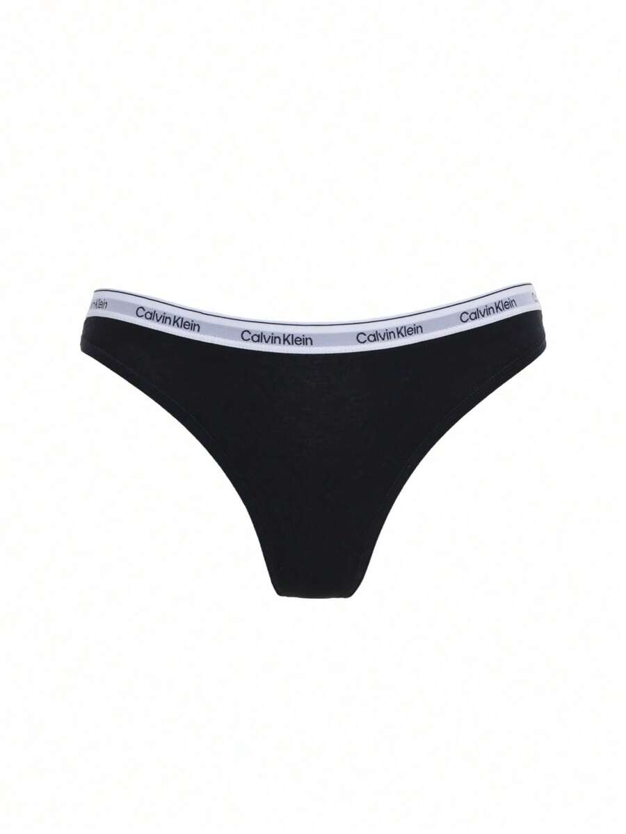 Calvin Klein THONG Women's Black - Black - View 1