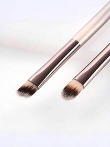 2支/套双头眼部化妆刷，眼影刷，高光刷，晕染刷，眉刷，眼影刷，化妆刷，螺旋刷，睫毛眉刷，睫毛膏刷，长柄睫毛刷，便携式睫毛刷化妆刷套装，香槟金眼影刷套装，柔软毛化妆刷，眼部化妆刷，初学者鼻部轮廓晕染刷，精准眼线刷，斜角眉刷，化妆工具套装 - 彩色 - 查看 7