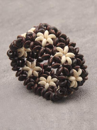 1条波西米亚风串珠弹力手链，男女皆宜的度假风手环，适合音乐节、派对和日常佩戴