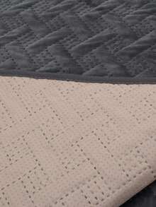 Thảm lót cho thú cưng bằng vải nhung thoáng khí, có thể giặt được, dùng làm đệm ghế sofa hoặc giường cho chó/mèo. - Màu xám đen - Xem 6