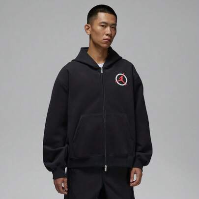 Jordan Áo khoác nỉ nam AS M J FLT CLB KNIT FZ IF1811-010