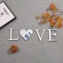 OUTANA Self-Adhesive Acrylic Alphabet Wall Stickers, Removable & Easy To Install, Can Be Freely Combined Into Names, Slogans, Store Signs, Birthday & Holiday Decorations - Silver - View 5