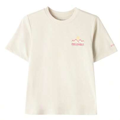 Columbia Áo thun nữ Cedar Trail™ in hình họa tiết ngoài trời, áo thun tay ngắn thoải mái cho mặc hàng ngày, hoạt động ngoài trời và đi làm.