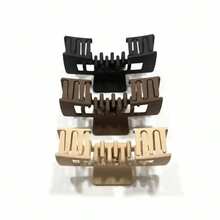 Claw Clip For Adjustable Hats- Double-Row Inner Claws For Superior Hold - Chocolate - View 6