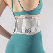 VBOSI 1 Piece Breathable Waist Support Belt With 4 Metal Braces - Bandage Compression For Workout, Office & Daily Wear, For Men & Women - Multicolor - View 15