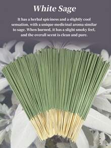 25pcs/Set Aromatherapy Incense Sticks, Lavender, Sage, Mint, Cherry Blossom, Coffee, Sandalwood, Lemongrass Scents, Natural Ingredients With Flower Petals, Long-Lasting Fragrance, Suitable For Gifts, Ramadan, Hosting Guests, Meditation, Air Purification - Incense Sticks - View 16