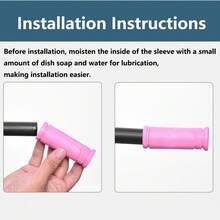 2pcs/1pair Anti-Slip Soft Rubber Handlebar Grips Balance Bike Scooter Bicycle Tricycle, Comfortable Non-Slip Handle Protective Cover Push Bike Handle Sleeve Protector - Multicolor - View 6