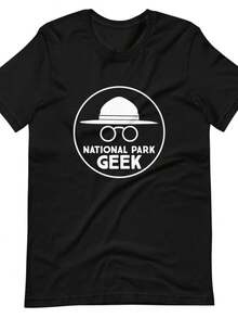 National Park Geek Short-Sleeve T-Shirt - Black - View 1