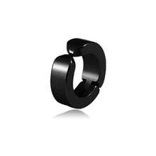 Punk Non Piercing Clip Man Woman Steel Magnetic Type Stud Earrings Teens Hop Style Ear Ring Jewelry Accessories J86A - a-黑色 - 查看 13